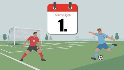 Grafik: Franka Eichl
Der Amateurfußball in der Oberpfalz ruht an Allerheiligen fast komplett.