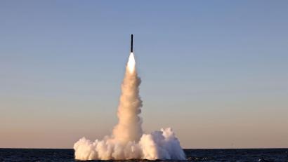 Bild: Uncredited/KCNA via KNS via AP/dpa
Nordkorea testete in den vergangenen Wochen immer wieder Raketen. (Archivbild)