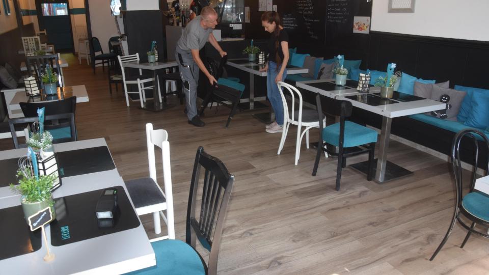 Teresa Spinelli und Lothar Spranger mit ihrem mehr als gelungenen Einrichtungsprojekt im Restaurant Locura. Bild: fz