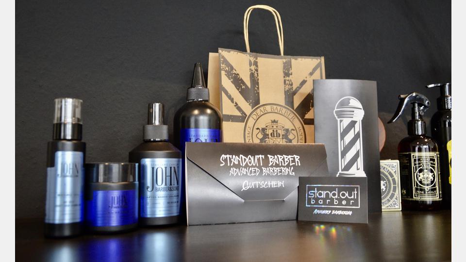 Bei &quot;standout.barber by Dani&quot; gibt&#039;s die tierversuchsfreien Produkte von &quot;John Barber &amp; Sons&quot; sowie &quot;Dear Barber&quot; – und natürlich auch Gutscheine. Bild: mia