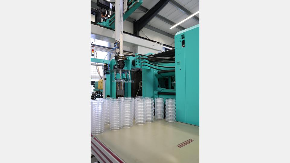 Maschine in vollem Betrieb für eine optimale Produktion. Bild: Sara Neidhardt