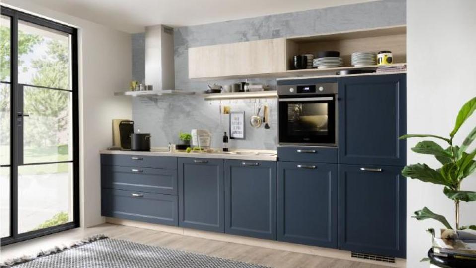 Ein Küchenblock im Landhausstil. Bild: exb