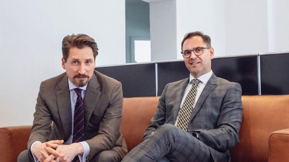 Die Fachanwälte Norbert Gicklhorn und Thomas Bäumler (von links) von der Kanzlei Gicklhorn &amp; Bäumler Partnerschaftsgesellschaft mbB. Bild: exb