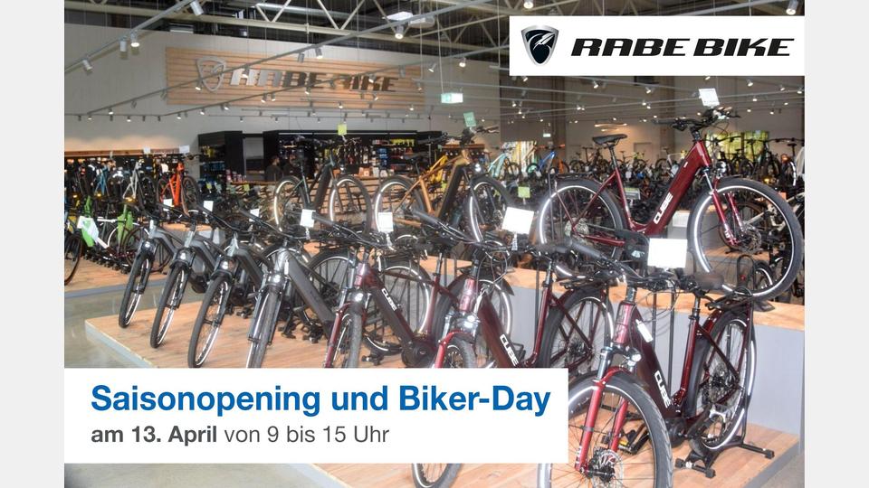 500 Fahrräder warten auf die Besucher bei Rabe-Bike. Bild: fz