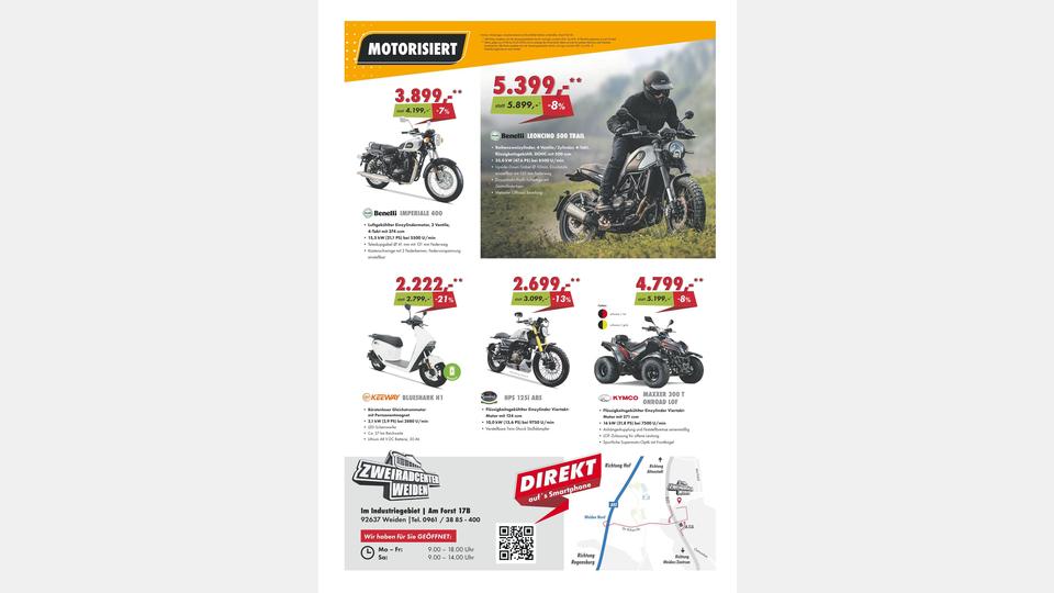 Zweiradcenter Weiden Bild: exb