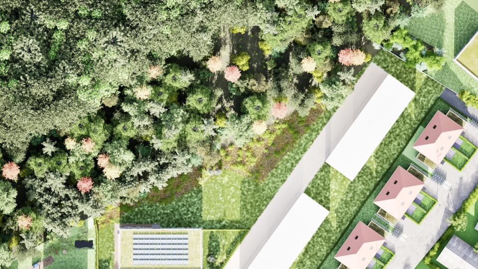 HK Projektbau/KY Bau entwickeln in Weiden das Baugebiet "Horbach". Bild: exb