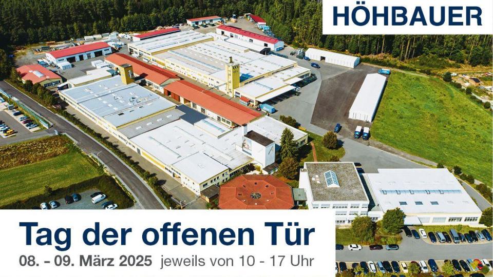 HÖHBAUER lädt am 8. und 9. März zum &quot;Tag der offenen Tür&quot; ein. Bild: HÖHBAUER