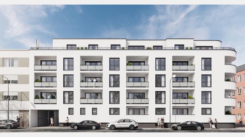 Die PAG Planungsgesellschaft Weiden verwirklicht nur wenige Meter vom historischen Stadtkern entfernt das neue, energieeffiziente Neubauensemble „Herzog1“. Bild: PAG Planungsgesellschaft Weiden