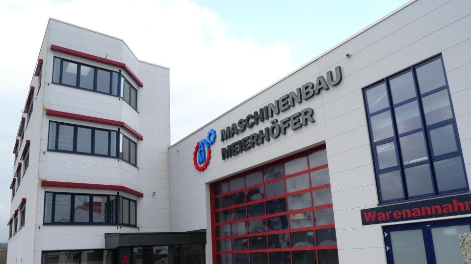 Das Firmengebäude der AM Maschinenbau in Erbendorf. Bild: Benkhardt, Julia [jbe]