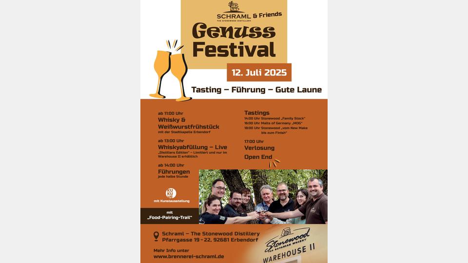 Das „Genuss-Festival Schraml &amp; Friends“ soll ein in der Region geerdetes Fest werden, offen für 
Genießer aus nah und fern. Bild: exb