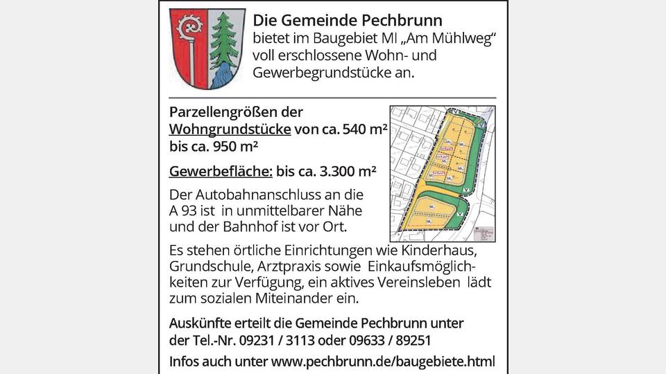 Modern wohnen und leben in Pechbrunn. Bild: exb