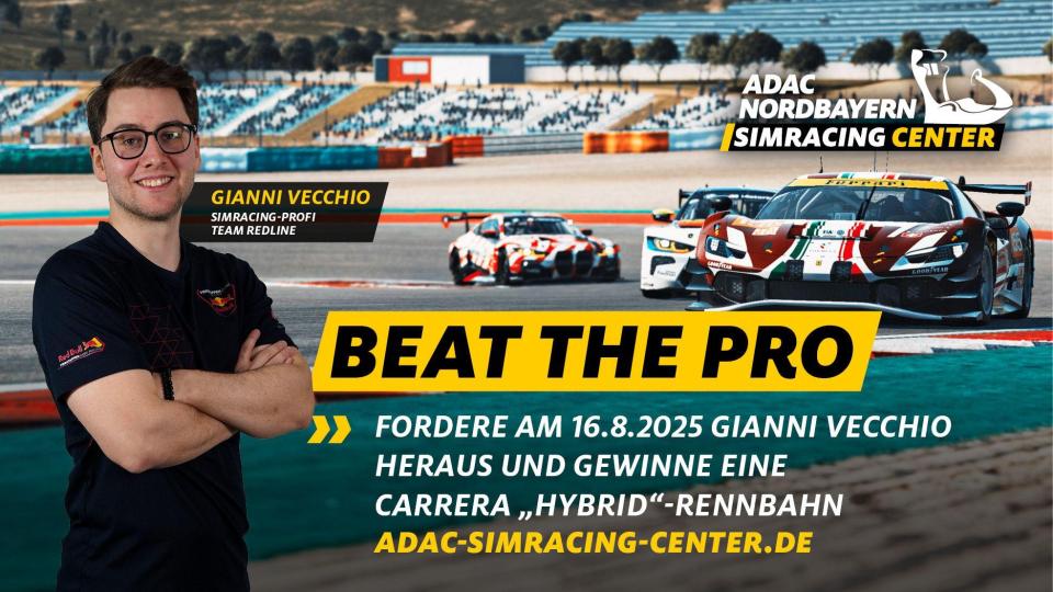 Am Samstag, 16. August 2025, feiert das ADAC Nordbayern SimRacing-Center in Weiden seinen ersten Geburtstag. Bild: ADAC Nordbayern SimRacing-Center