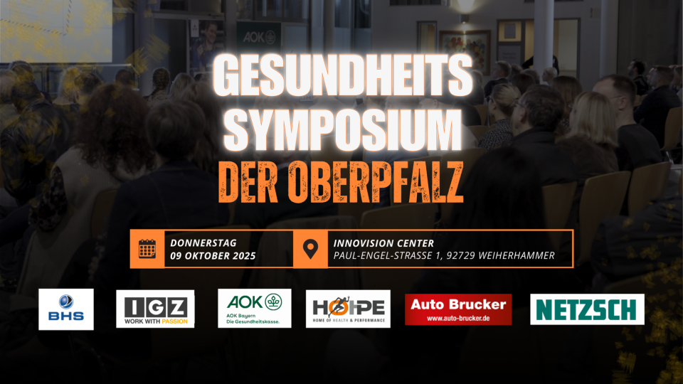 Das Gesundheitssymposium der Oberpfalz, am Donnerstag, 9. Oktober 2025, im Innovision Center in Weiherhammer. Bild: Hohpe GmbH