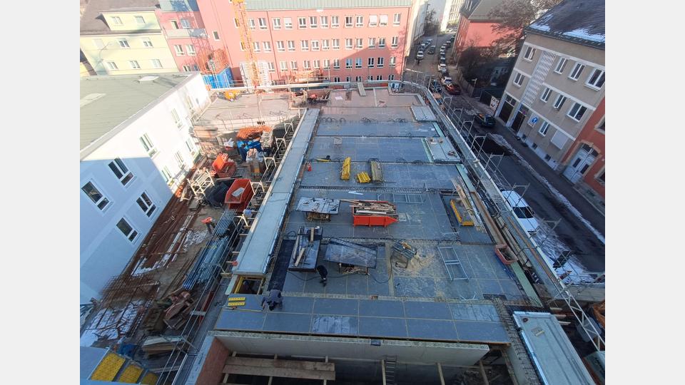 Moderner Wohnungsbau in Weiden: nachhaltig, innenstadtnah und wirtschaftlich durchdacht. Bild: exb