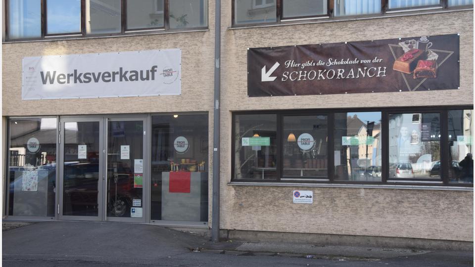 Die Schokoranch aus Windischeschenbach ist in der Weidener Fabrikstraße (neben Bauscher) eingezogen. Bild: fz