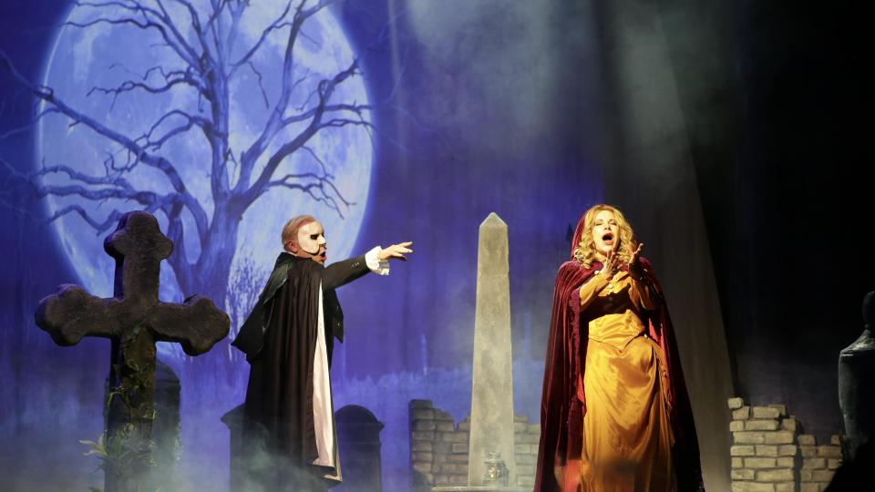 "Das Phantom der Oper" gastiert am Donnerstag, den 12. März 2026 in der Max-Reger-Halle Weiden. Bild: 3for1 Trinity Concerts GmbH/Susannah V. Vergau