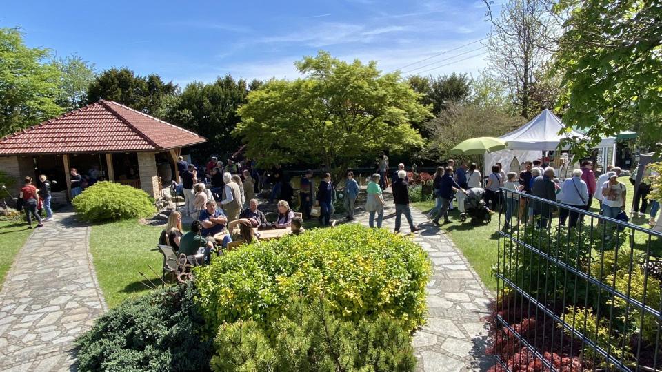 Auch der Privatgarten der Familie Kahl ist geöffnet. Hier kann man bei einem Glas Aperol die Seele baumeln lassen. Archivbild: Völkl