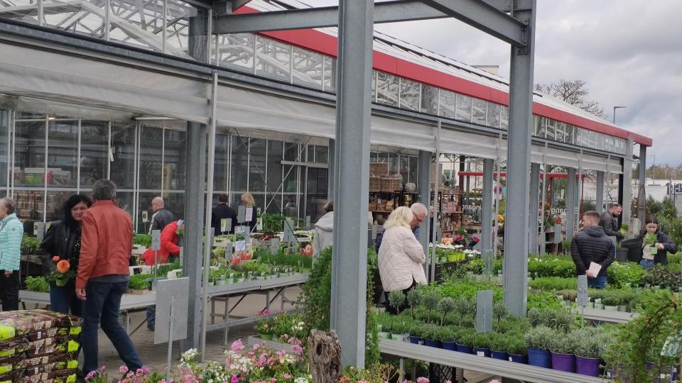 1A Garten Krauss hat am verkaufsoffenen Sonntag, 16. April 2026, von 10 bis 17 Uhr geöffnet. Archivbild: 1A Garten Krauss