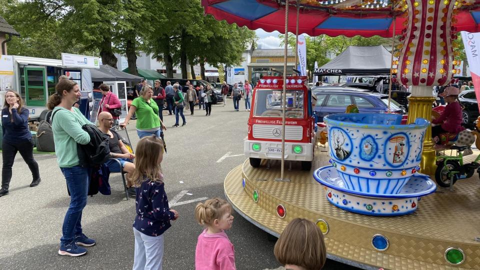 Auch den kleinen Messebesuchern wird sicher nicht langweilig. Bild: aub