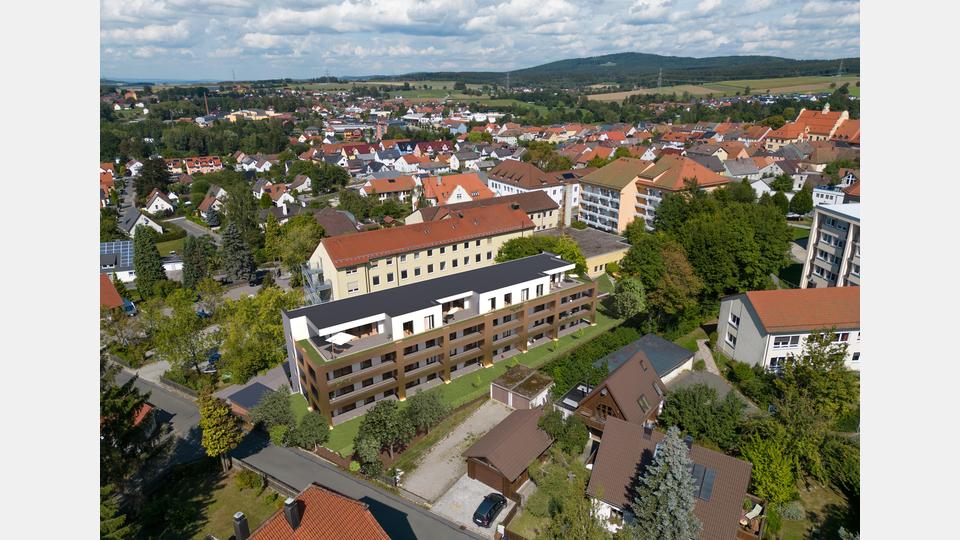 Das VKV-Wohnbauprojekt Domicil „Le Titan“ vereint modernen Wohnkomfort, nachhaltige Bauweise und eine attraktive Lage. Bild: dob