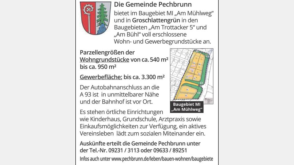Modern wohnen und leben in Pechbrunn. Bild: exb