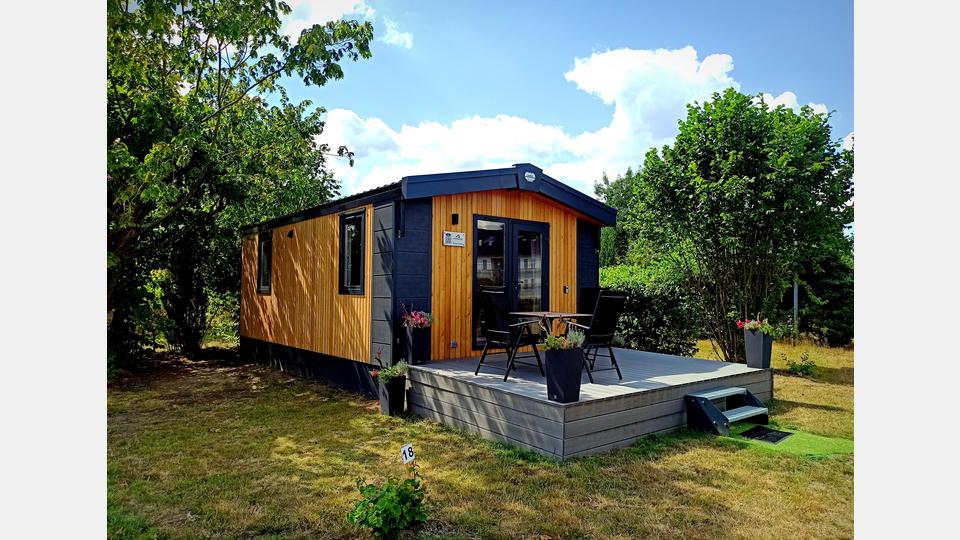 So könnte Ihr Tinyhaus aussehen - Naab Chalet. Bild: exb