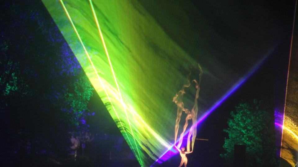 Geplant ist eine Lasershow. Bild: Konrad Rosner
