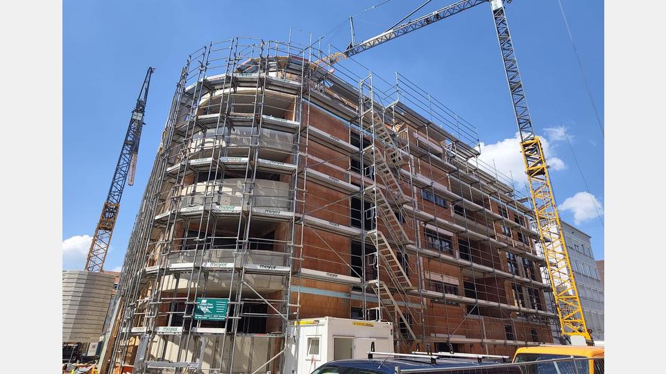 Moderner Wohnungsbau in Weiden: nachhaltig, innenstadtnah und wirtschaftlich durchdacht. Bild: exb