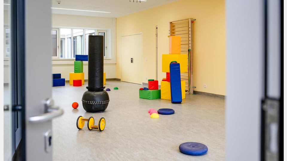 Der Mehrzweckraum in der Klinik. Bild: Frank Hübler