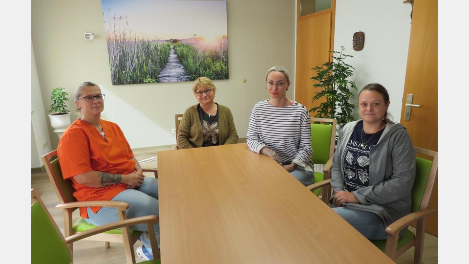 Das Team von links: Stephanie Ebenschwanger, Ulrike Hubeny-Maier, Christine Kessler und Michaela Eichelberger. Bild: Johann Adam