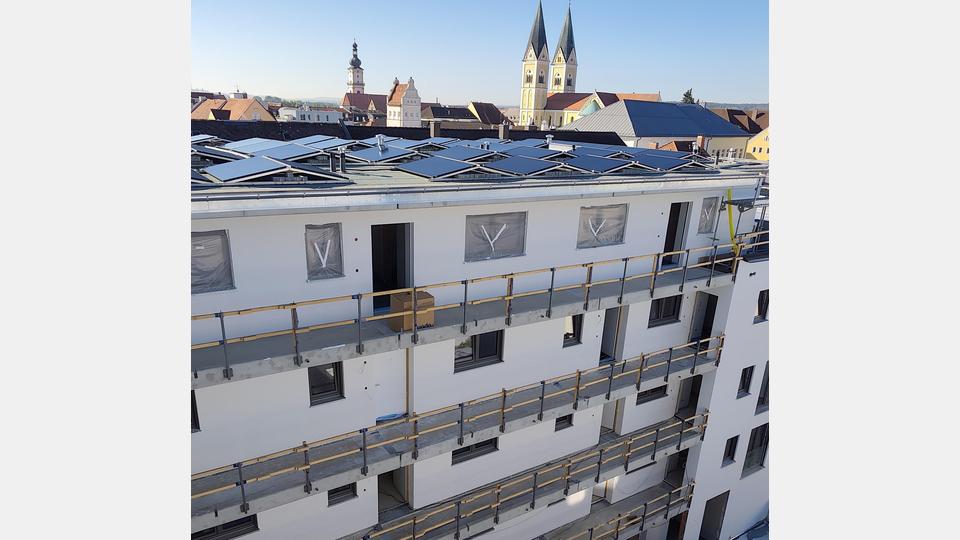 Das Bauprojekt Herzog1 steht kurz vor der Fertigstellung. Bild: exb