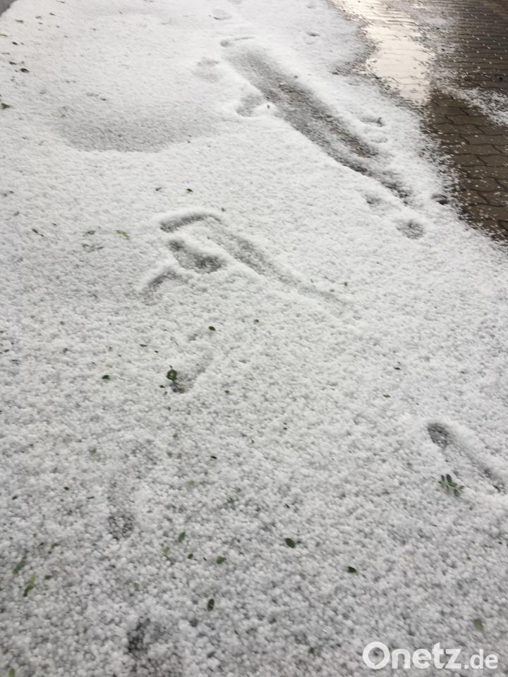 Hagel Vernichtet Gerstenacker Onetz