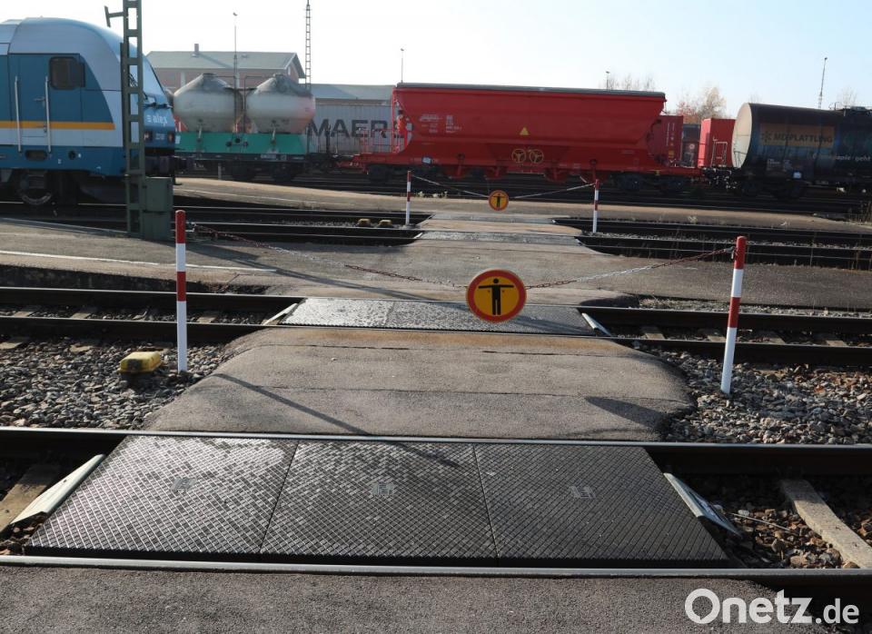 Bahnhof Schwandorf ServiceZug abgefahren