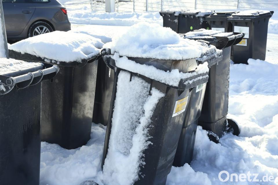 Zu Viel Schnee Mullabfuhr Kommt Nicht Durch Onetz