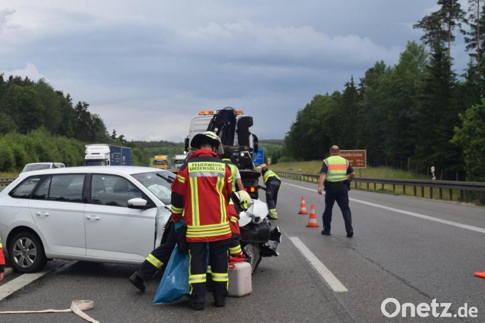 Vermutlich Aquaplaning Unfall Auf Der A6 Bei Ursensollen Onetz