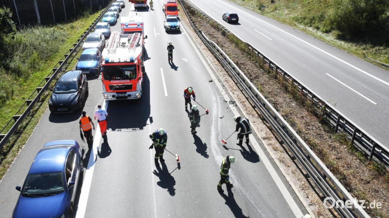 Drei Verletzte Nach Unfall Auf Der A93 Bei Weiden Onetz